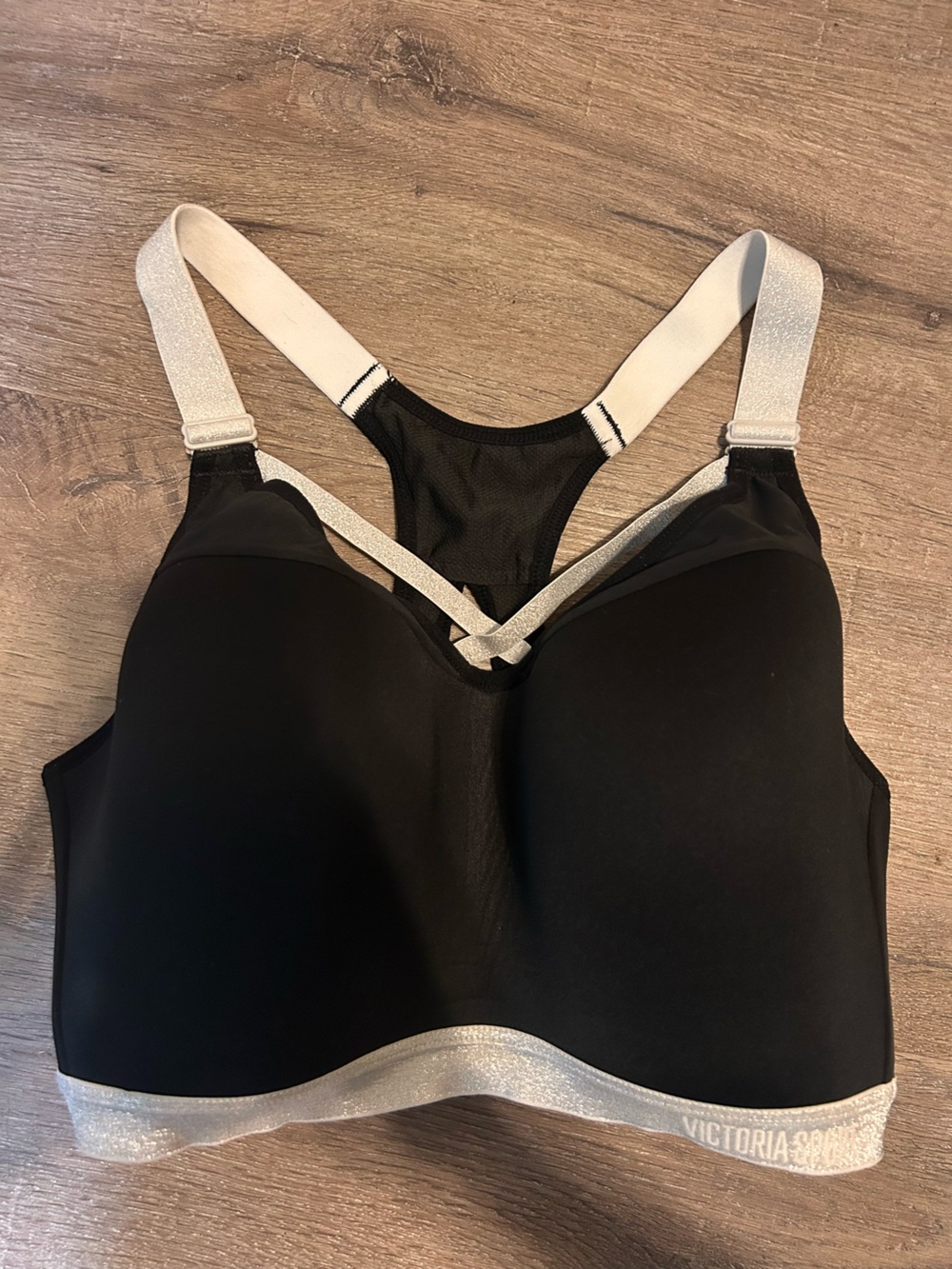 Victoria Sport Sports Bra Womens 34DDD Black Max Support Racerback